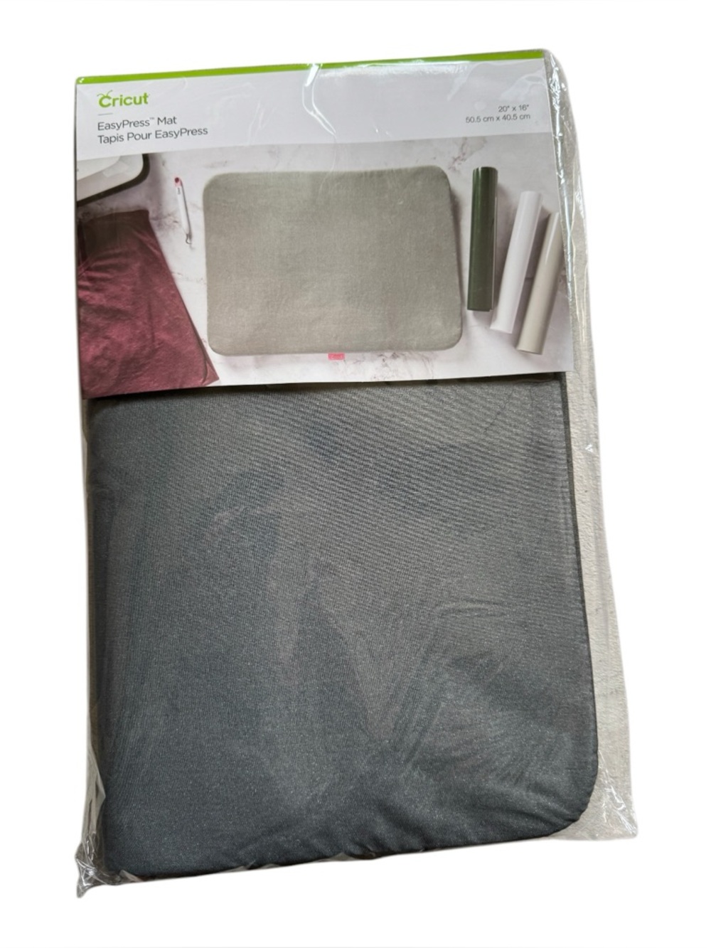 Cricut EasyPress Mat 20x16‎ Inch Gray Iron-On Transfer Heat Press 2005398